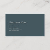 Carte De Visite Blush Rose Twilight Mountain Crescent Moon (Dos)