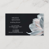 Carte De Visite Blush White Magnolia Black (Dos)