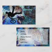 Carte De Visite BMX dans un tunnel grunge (Devant / Derrière)