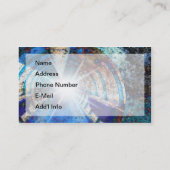 Carte De Visite BMX dans un tunnel grunge (Dos)