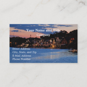 Carte De Visite Boathouse Row