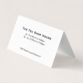 Carte De Visite Boba Tea Drinks Variety (Dos)