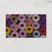 Carte De Visite Bobines de couture (Dos)