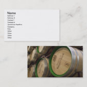 Carte De Visite Bodega Marques de Riscal, cave à vin (Devant / Derrière)