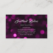 Carte De Visite Body Sclupting Beauty Gold Logo Massage Studio (Dos)
