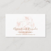 Carte De Visite Body sculpting contouring spa appointment cards (Devant)