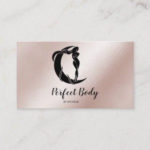 Carte De Visite Body Sculpting Fitness Linergie Entraîneur de tail