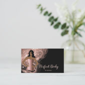 Carte De Visite Body Sculpting Fitness Linergie Entraîneur de tail (Debout devant)