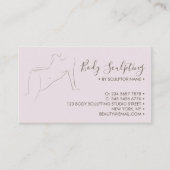 Carte De Visite Body sculpting lilac Post Pre Treatment Care (Devant)
