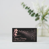 Carte De Visite Body Tan Spray Rose or (Debout devant)