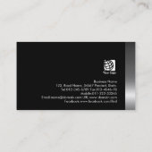 Carte De Visite Bodyguard Bold DarkChrome SilverServices (Dos)