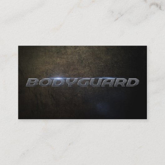 Carte De Visite Bodyguard Business Card (Devant)