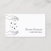 Carte De Visite Bodywork Energy Healer Mains (Devant)
