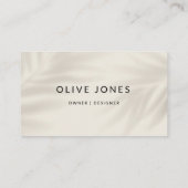 Carte de visite Boho (Dos)