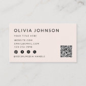 Carte de visite Boho (Devant)