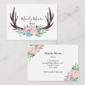 Carte De Visite Boho (Devant / Derrière)