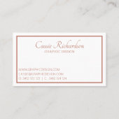 Carte De Visite Boho Aztec Motif (Dos)