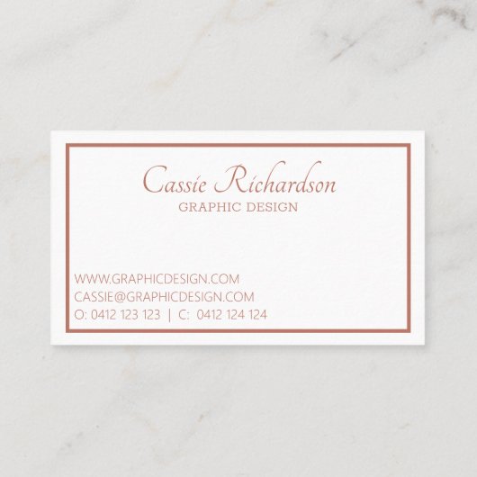 Carte De Visite Boho Aztec Motif (Dos)