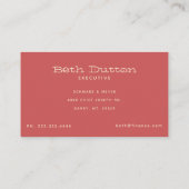 Carte De Visite Boho Aztec Mousse (Dos)