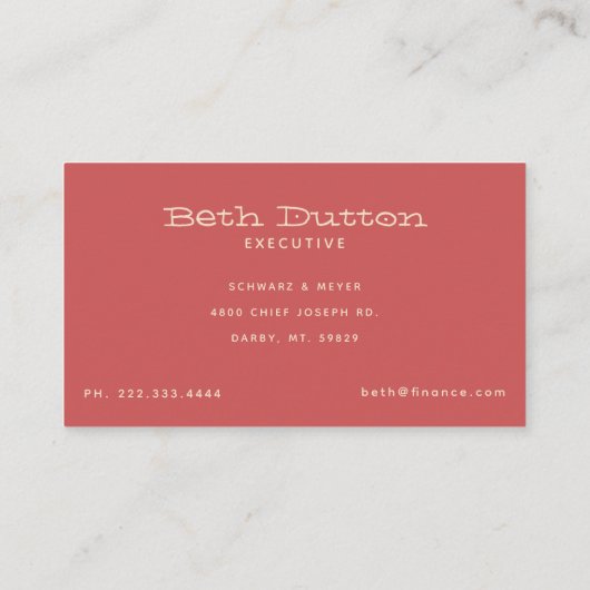 Carte De Visite Boho Aztec Mousse (Dos)