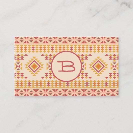 Carte De Visite Boho Aztec Mousse (Devant)