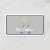 Carte De Visite Boho Baby Carriage Boutique New York (Devant)