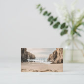 Carte De Visite Boho Beach pour Cristal (Debout devant)