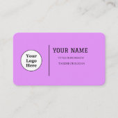 Carte De Visite Boho Beige Calligraphie Script code QR (Devant)