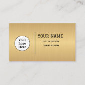 Carte De Visite Boho Beige Calligraphie Script code QR (Devant)