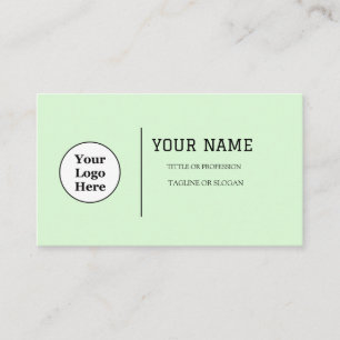 Carte De Visite Boho Beige Calligraphie Script code QR