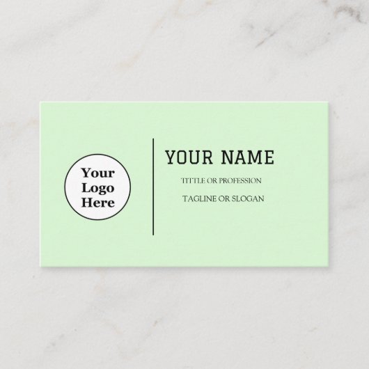Carte De Visite Boho Beige Calligraphie Script code QR (Devant)