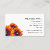 Carte De Visite Boho Botanical Daisies Chic Whimsical (Devant)