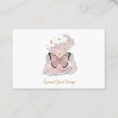 Carte De Visite Boho Butterfly "Spread Your Wings" Greeting Card (Devant)