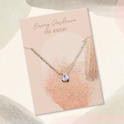 Carte De Visite Boho Chic Designer Joaillerie Porte-Collier