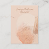 Carte De Visite Boho Chic Designer Joaillerie Porte-Collier (Devant)