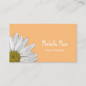 Carte De Visite Boho Daisy Botanical Whimsical (Devant)