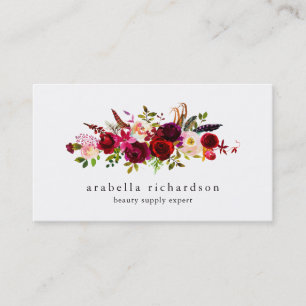 Carte De Visite Boho floral