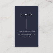 CARTE DE VISITE BOHO FLORAL BLUSH RÊVE CATCHER MARIAGE MERCI (Dos)