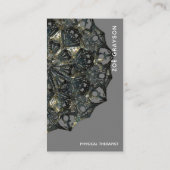 Carte De Visite Boho Mandala Yoga (Dos)