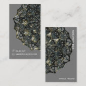 Carte De Visite Boho Mandala Yoga (Devant / Derrière)