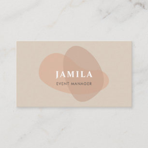 Carte De Visite Boho moderne Abstrait