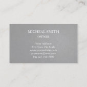 Carte De Visite Boho moderne Floral Kraft (Dos)