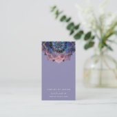 Carte De Visite Boho Nebula Bloom | Conception de Mandala (Debout devant)