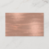 Carte De Visite Boho Pampas Baby shower de laiton Refus de couches (Dos)