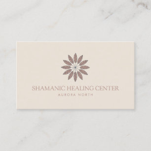 Carte De Visite Boho Shamanic Healing Nom Personnalisé