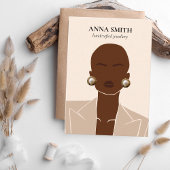 Carte De Visite Boho unique femme inclusive Écran d'oreille B