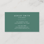 Carte De Visite Boho Wildflower (Dos)