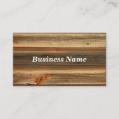 Carte De Visite Bois (Devant)