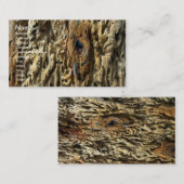 Carte De Visite Bois (Devant / Derrière)