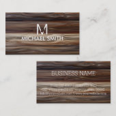 Carte De Visite Bois (Devant / Derrière)